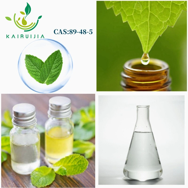 Pure Natural Food Additive Cooling Agent Fragrances Menthyl Acetate for Daily Flavor CAS 89-48-5